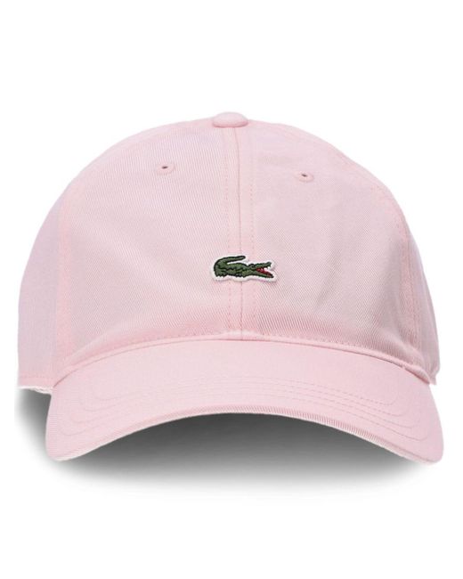 Lacoste Verstelbare Pet Met Logopatch in het Pink voor heren