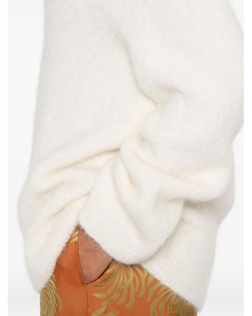 Dorothee Schumacher White V-Neck Sweater