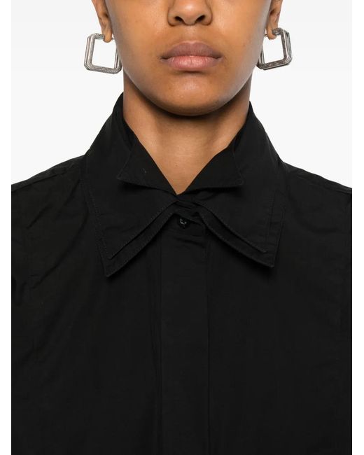 Viktor & Rolf Black Layered-Collar Shirt