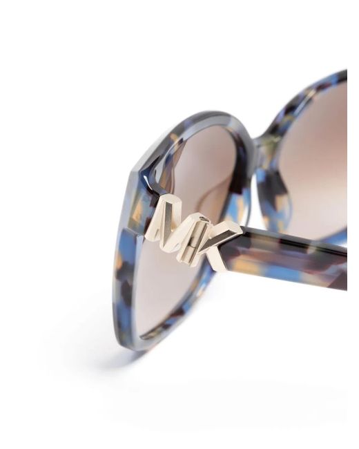 Michael Kors Pink Malia Square-Frame Sunglasses
