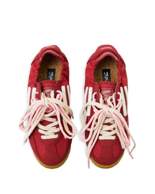 PURAAI Red Panther Sneakers