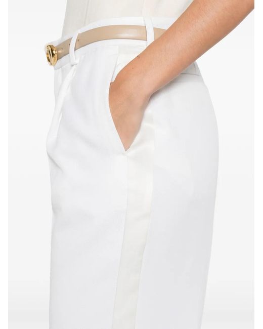 Victoria Beckham White Trousers