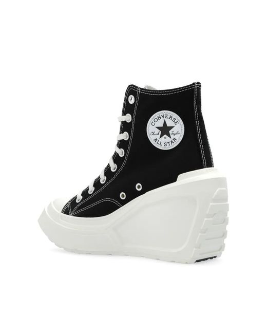 Converse Black Chuck 70 De Luxe Wedge Hi Sneakers 110Mm