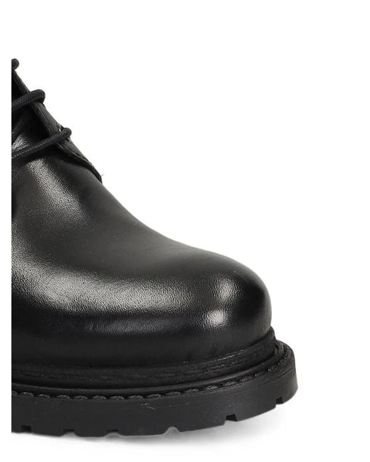 METISSE Black Amphibians Lace-Up Boots