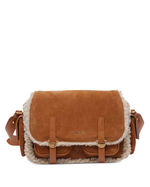 Coccinelle Brown Campus Eco Satchel Bag