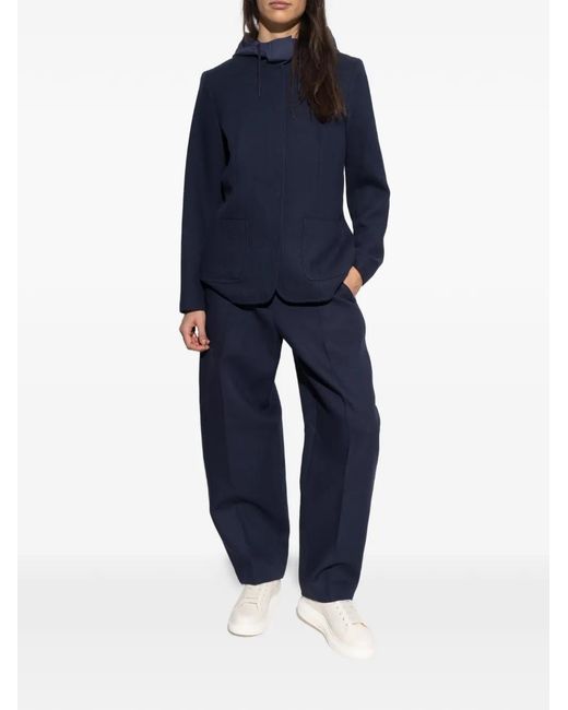 Rag & Bone Blue Hooded Pocket Jacket