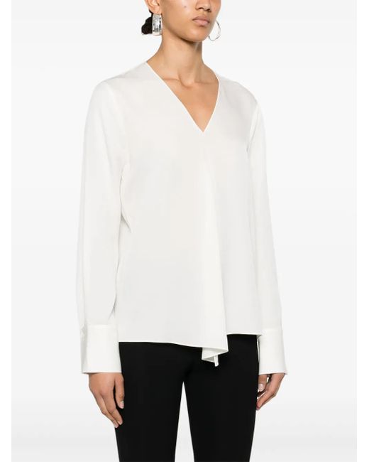 Theory White Hidden Slit Bl.Moder
