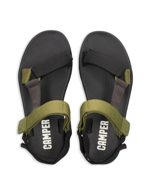 Camper Green Touch-stap Open-toe Sandals for men