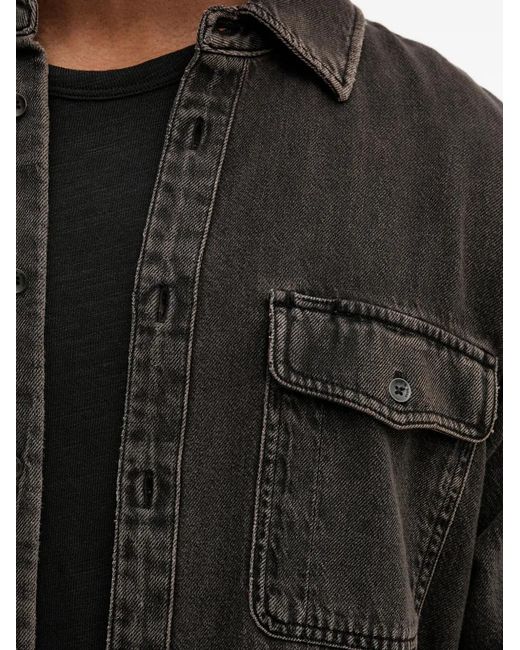 Camisa Con Bolsillo Con Solapa Rag & Bone de hombre de color Black
