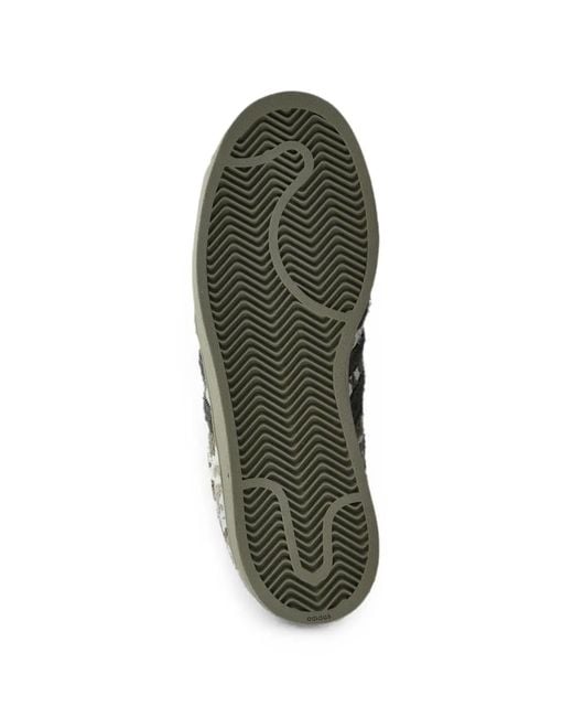 Adidas Green Superstar Ii Sneakers