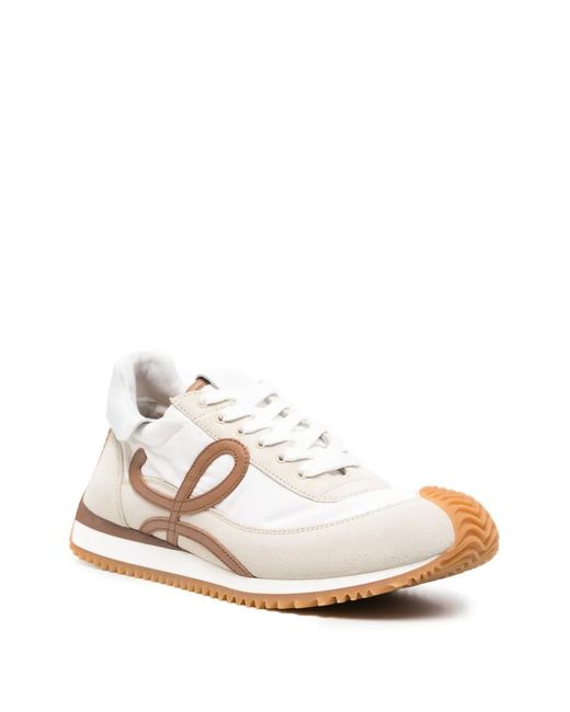 Loewe White Flow Runner 2.0 En Nylon Et Daim