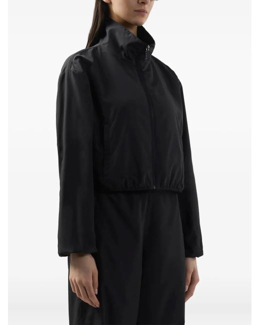 Gcds Black Cropped-Windbreaker