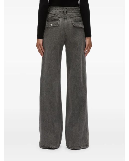 3.1 Phillip Lim Gray Wide-Leg Jeans