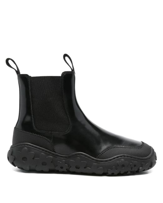 CECILIE BAHNSEN Black Blanca Leather Chelsea Boots
