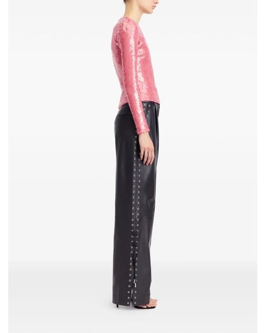 16Arlington Pink Tanith Sequin Top