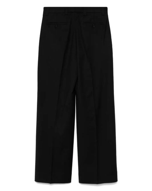 Incotex Black Wool Trousers