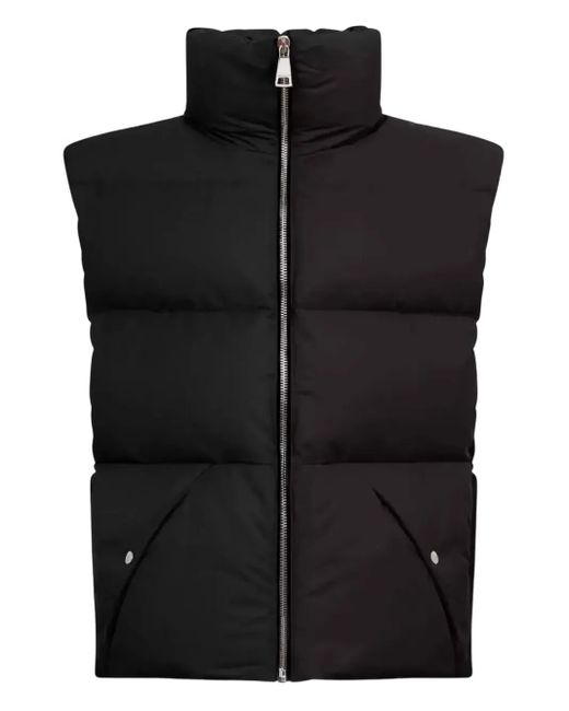 Khrisjoy Black Logo-Print Gilet for men