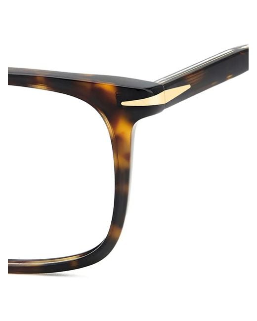 David Beckham Black Rectangular-Frame Glasses