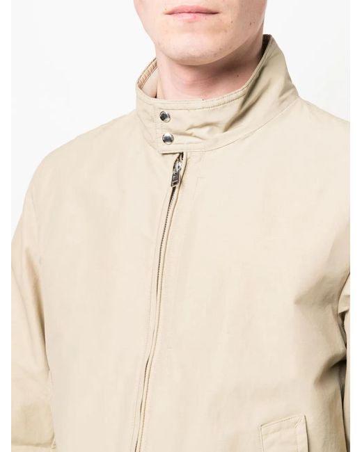 Woolrich Natural Zip-Fastening Bomber Jacket for men