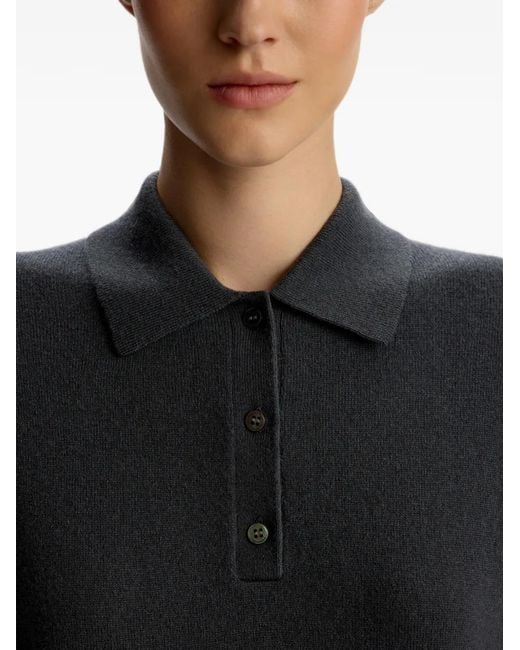 12 STOREEZ Black Short-Sleeve Polo Top