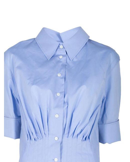 Marni Blue Collared Buttoned Shirt