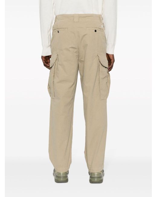 C P Company Natural Lens-detail Cargo Trousers for men