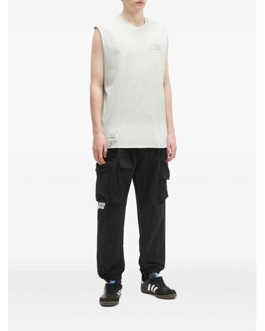 Musium Div. Black Logo-Patch Track Pants for men