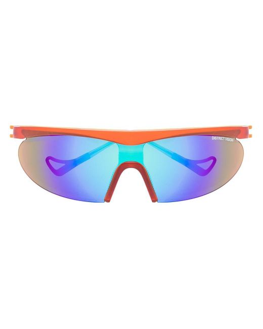 District Vision Orange Koharu Eclipse Sunglasses for men