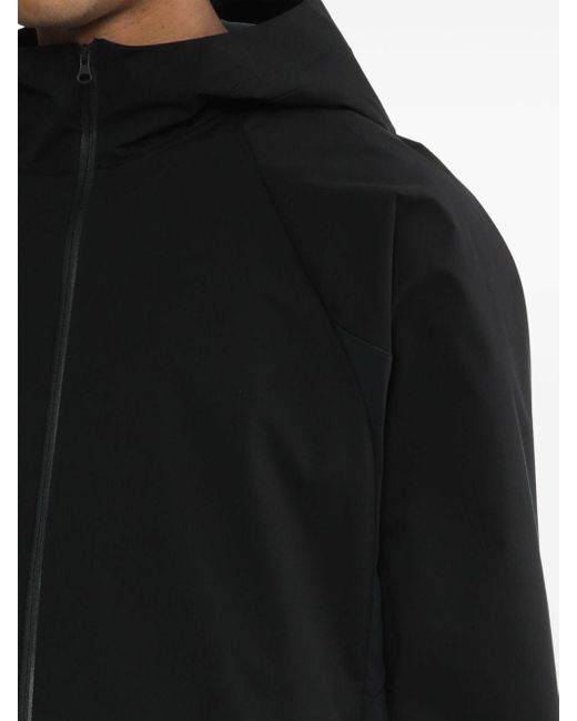 Post Archive Faction PAF Black Hooded Zip-up Jacket for men
