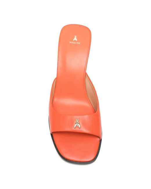 Patrizia Pepe Pink Square-Toe Sandals