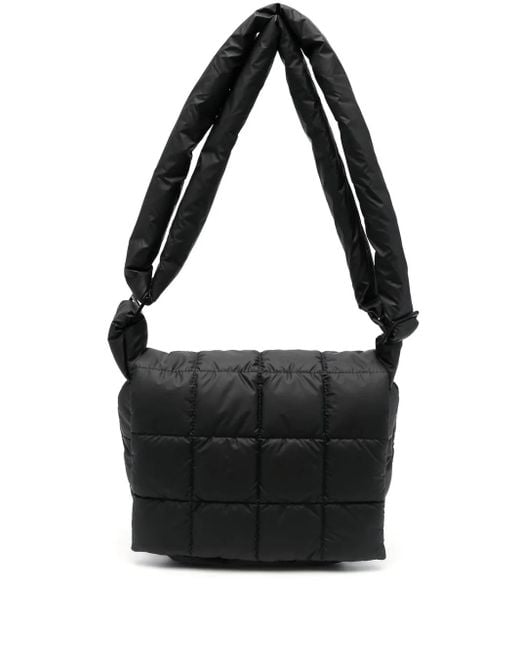 VEE COLLECTIVE Black Padded Crossbody Bag