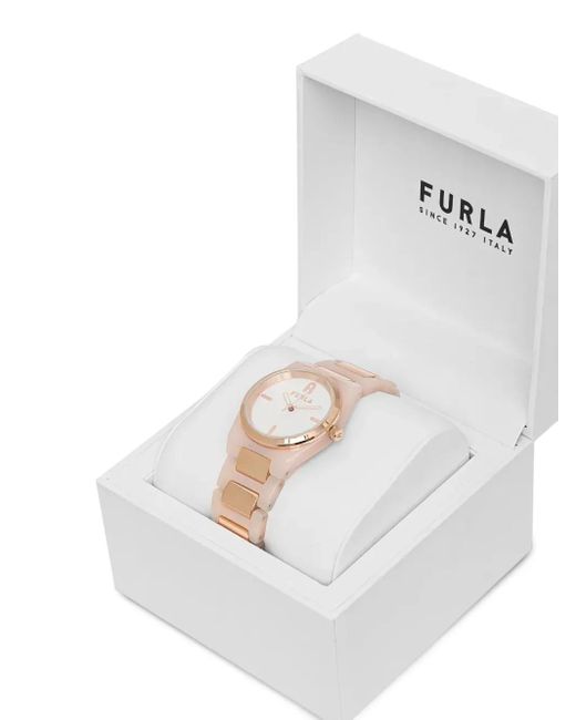 Furla White Stainless Steel 36Mm