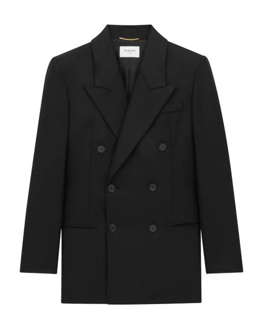 Saint Laurent Black Cashmere Blazer