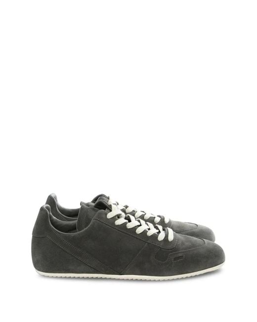 Rick Owens Black Lace-Up Sneakers for men