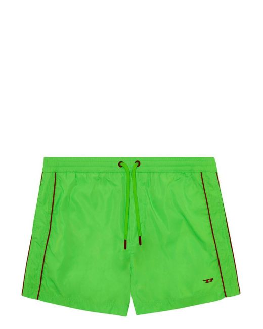 DIESEL Green Bmbx-ken Swim Shorts for men