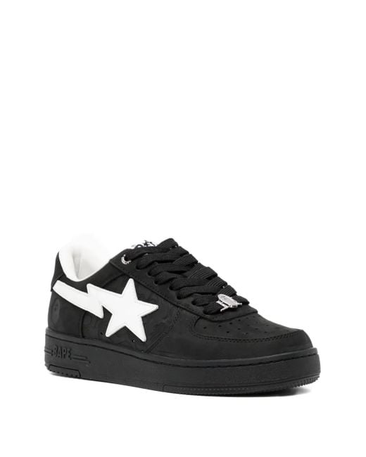 A Bathing Ape Black Sta Os M2 Trainers for men