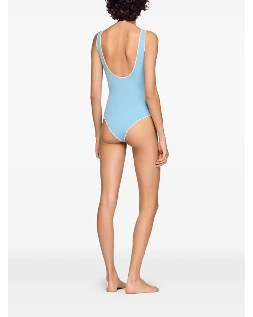 Sandro Blue Knitted Bodysuit