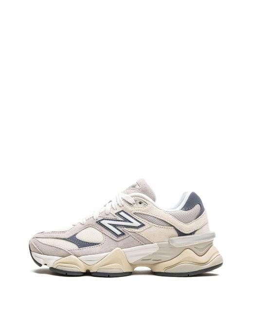 New Balance White 9060 "Moonrock Linen" Sneakers