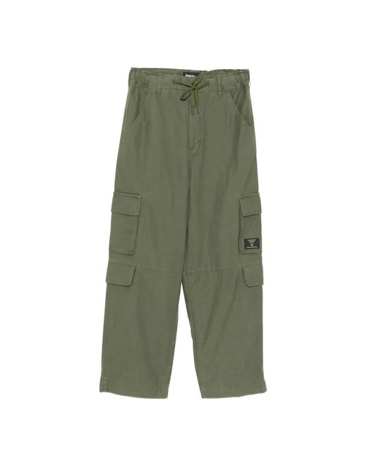 PEACE AND AFTER Green Side-Pockets Trousers for men