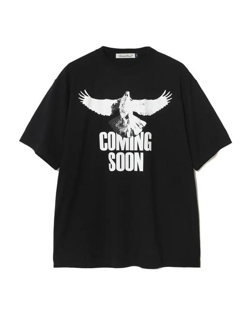 Undercover Black Bird Print T-Shirt for men