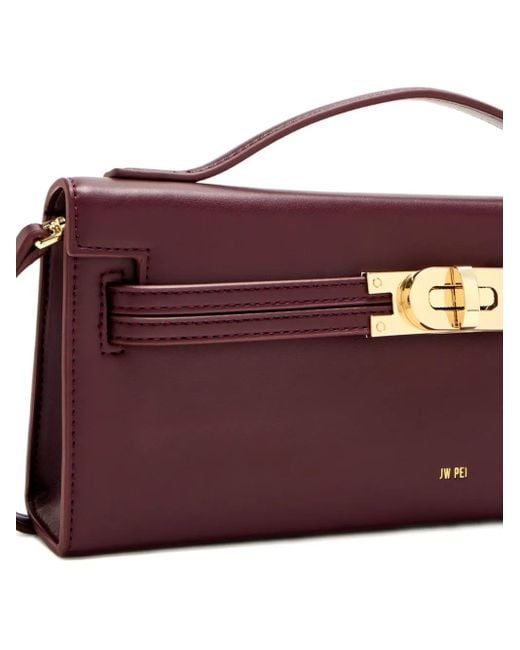 JW PEI Purple Bria Top-Handle Tote Bag