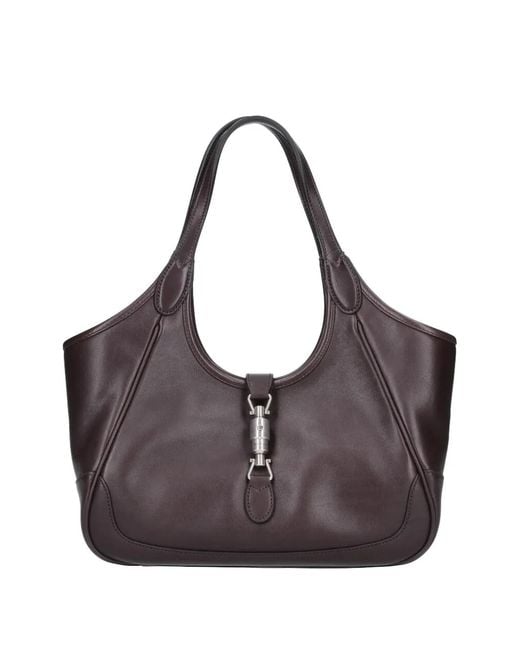 Gucci Purple Small Mercato Leather Tote Bag