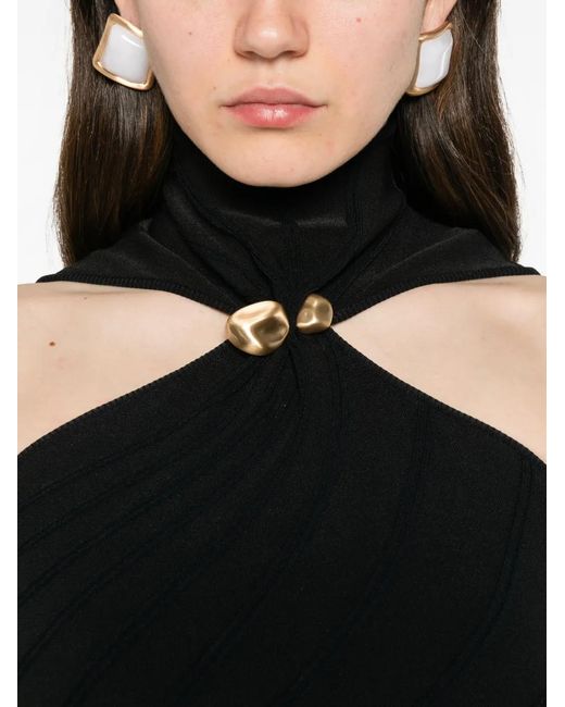 Cult Gaia Black Jessica Midi Dress