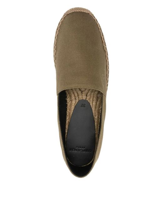 Saint Laurent Brown Cotton Espadrilles