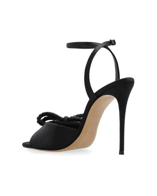 Casadei Black 100Mm Judith Sandals