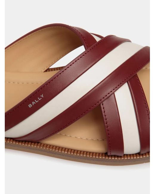 Bally Brown Glide Slides for men