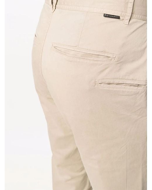 Woolrich Natural Slim-Cut Chino Trousers for men