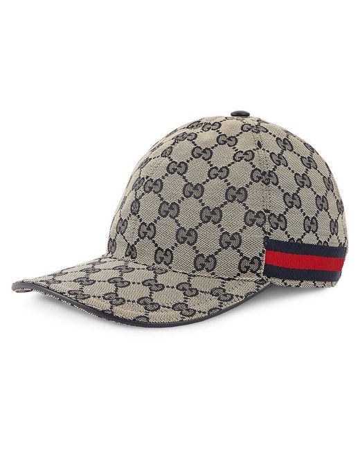 Gucci Gg Canvas Baseball Hat in Blue 