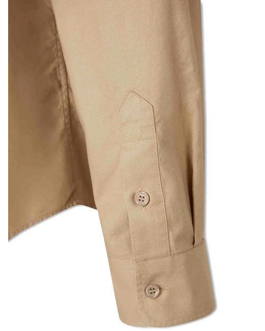 Balmain Natural Logo Shirt for men