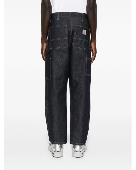 Carhartt Gray Panelled Jeans for men